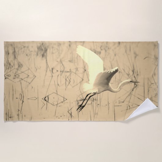 Das große Badetuch am Strand (Vorderseite)