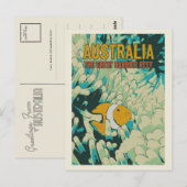 Das große Barriereriff, Clownfish, Australien Postkarte (Vorne/Hinten)