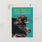 Das große Barriereriff in Australien Postkarte (Vorne/Hinten)