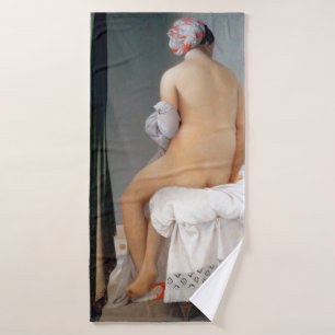 Das große Bather (sitzende Frau), Dominique Ingres Badehandtuch