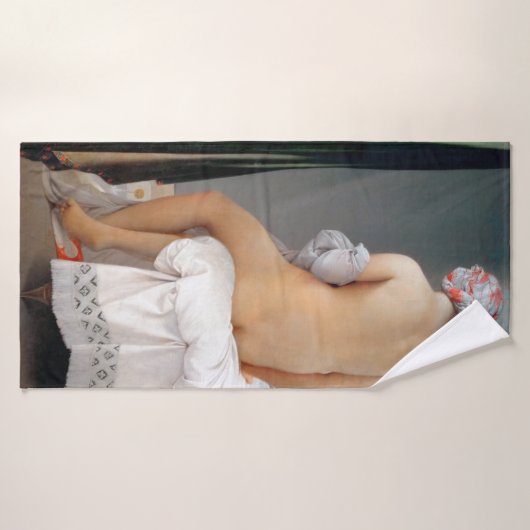 Das große Bather (sitzende Frau), Dominique Ingres Badehandtuch (Badehandtuch)