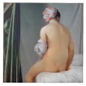 Das große Bather (sitzende Frau), Dominique Ingres Fliese (Vorderseite)