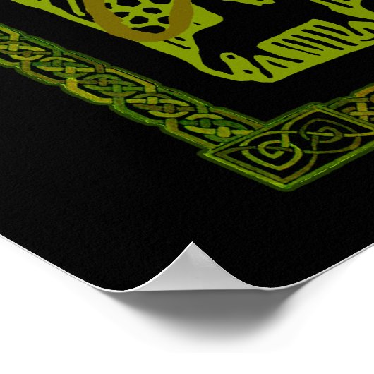 Das große Baumposter Poster (Ecke)