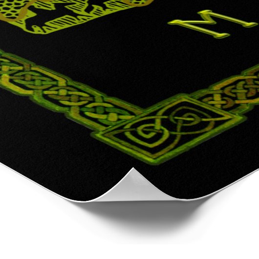 Das große Baumposter Poster (Ecke)