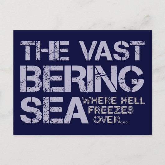 DAS GROSSE BERING... POSTKARTE (Vorderseite)