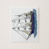 Das große Blau - das große Schiff Puzzle (Vertikal)