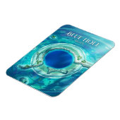 Das Große Blaue Loch Belize Magnet (Linke Seite)