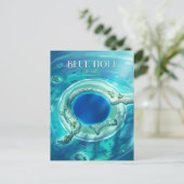 Das Große Blaue Loch Belize Postkarte (Stehend Vorderseite)