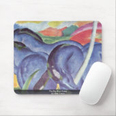 Das große blaue Pferd durch Marc Franz Mousepad (Mit Mouse)