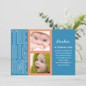 Das GROSSE BLUE| in der ERSTEN Einladung (Stehend Vorderseite)