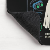 Das große Buch Ghost Junting Funny Halloween Mousepad (Ecke)