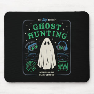 Das große Buch Ghost Junting Funny Halloween Mousepad