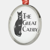 Das große Catsby Silbernes Ornament (Links)