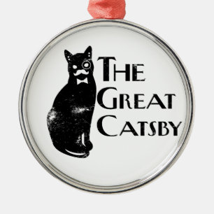 Das große Catsby Silbernes Ornament