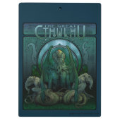 Das große Cthulhu (Kunst nouveau) Klemmbrett (Rückseite)