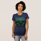 Das große Cthulhu (Kunst nouveau) T-Shirt (Vorne ganz)