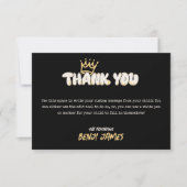 Das große | Der berühmte 90er 1. Geburtstag Dankeskarte (Vorderseite)