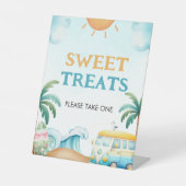 Das Große, die Geburt-Leckereien des Surfens signi Sockelschild (Vorderseite)