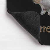 Das große Eichhörnchen-Jägergrau Mousepad (Ecke)