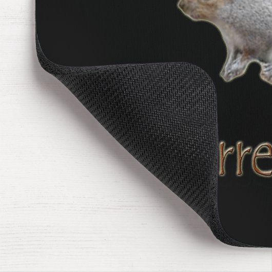 Das große Eichhörnchen-Jägergrau Mousepad (Ecke)