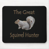 Das große Eichhörnchen-Jägergrau Mousepad (Vorne)