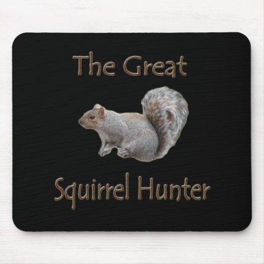 Das große Eichhörnchen-Jägergrau Mousepad (Vorne)
