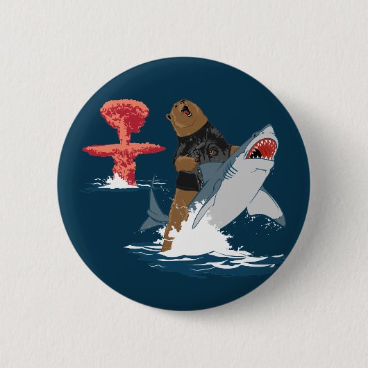 Das große Entweichen - Bärnhaifischkavallerie Button (Vorderseite)