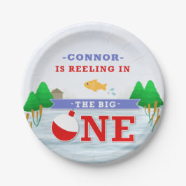 Das große farbenfrohe Angelthema 1. Geburtstag Pappteller