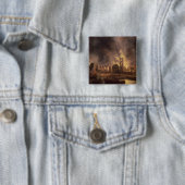 Das große Feuer in alten Rathaus, Amsterdam Button (Beispiel)