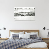 Das große Feuer Londons im Jahr 1666 Leinwanddruck (Insitu (Schlafzimmer))