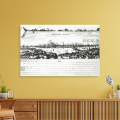 Das große Feuer Londons im Jahr 1666 Leinwanddruck (Insitu (Wohnzimmer))