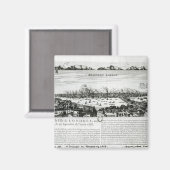 Das große Feuer Londons im Jahr 1666 Magnet (Vorderseite/Rückseite)