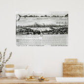Das große Feuer Londons im Jahr 1666 Poster (Küche)