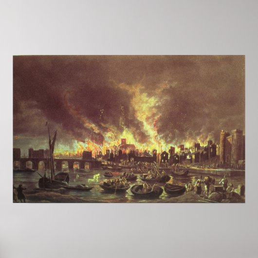 Das große Feuer von London, 1666 Poster (Vorne)