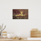 Das große Feuer von London, 1666 Poster (Küche)
