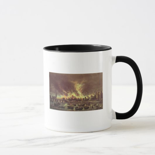 Das große Feuer von London, 1666 Tasse (Rechts)