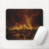 Das große Feuer von London im Jahre 1666 Mousepad (Mit Mouse)