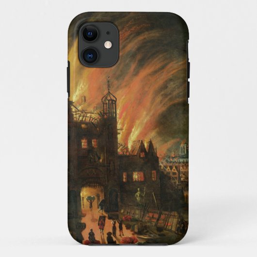 Das große Feuer von London (September 1666) mit Case-Mate iPhone Hülle (Rückseite)