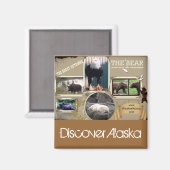 Das große Freien in Alaska Magnet (Vorderseite/Rückseite)