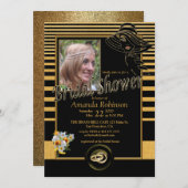 Das große Gatsby-Brautparty Einladung (Vorne/Hinten)