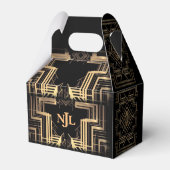 Das große Gatsby-Design mit Monogramm Geschenkschachtel (Vorderseite)