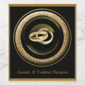 Das große Gatsby-Inspirationsflaschen-Etikett Weinetikett (Einzelnes Label)