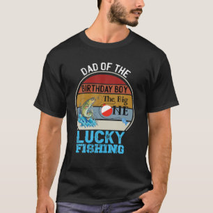 Das große Geburtstagsthema Fishing-Vater der Birt T-Shirt