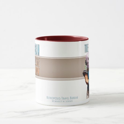 Das große Gehirn sieht Sie jetzt Tasse (Zentrum)