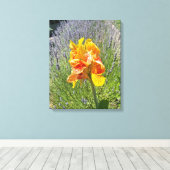 Das große Gelb. Leinwanddruck (Insitu (Holzboden))