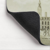 Das große Gerichts-Yard, Dublin-Schloss, 1792 Mousepad (Ecke)