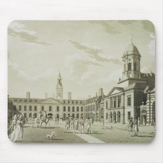 Das große Gerichts-Yard, Dublin-Schloss, 1792 Mousepad (Vorne)