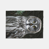 Das große graue Owl-FBC Fleecedecke (Vorderseite (Horizontal))