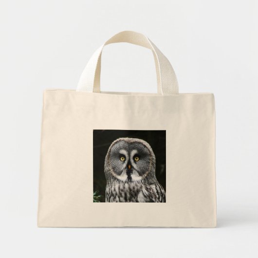 Das große graue Owl-Problem Mini Stoffbeutel (Vorne)