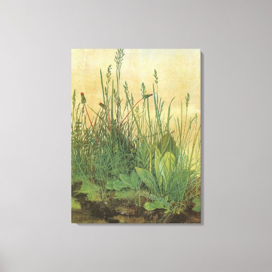 Das große (große) Stück Turf von Albrecht Durer Leinwanddruck (Vorderseite)